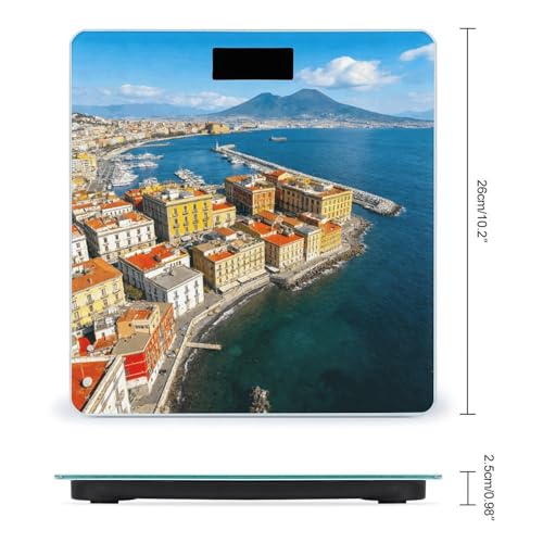 Naples balanza digital precisa para cuerpo, capacidad 180 kg miniatura 2