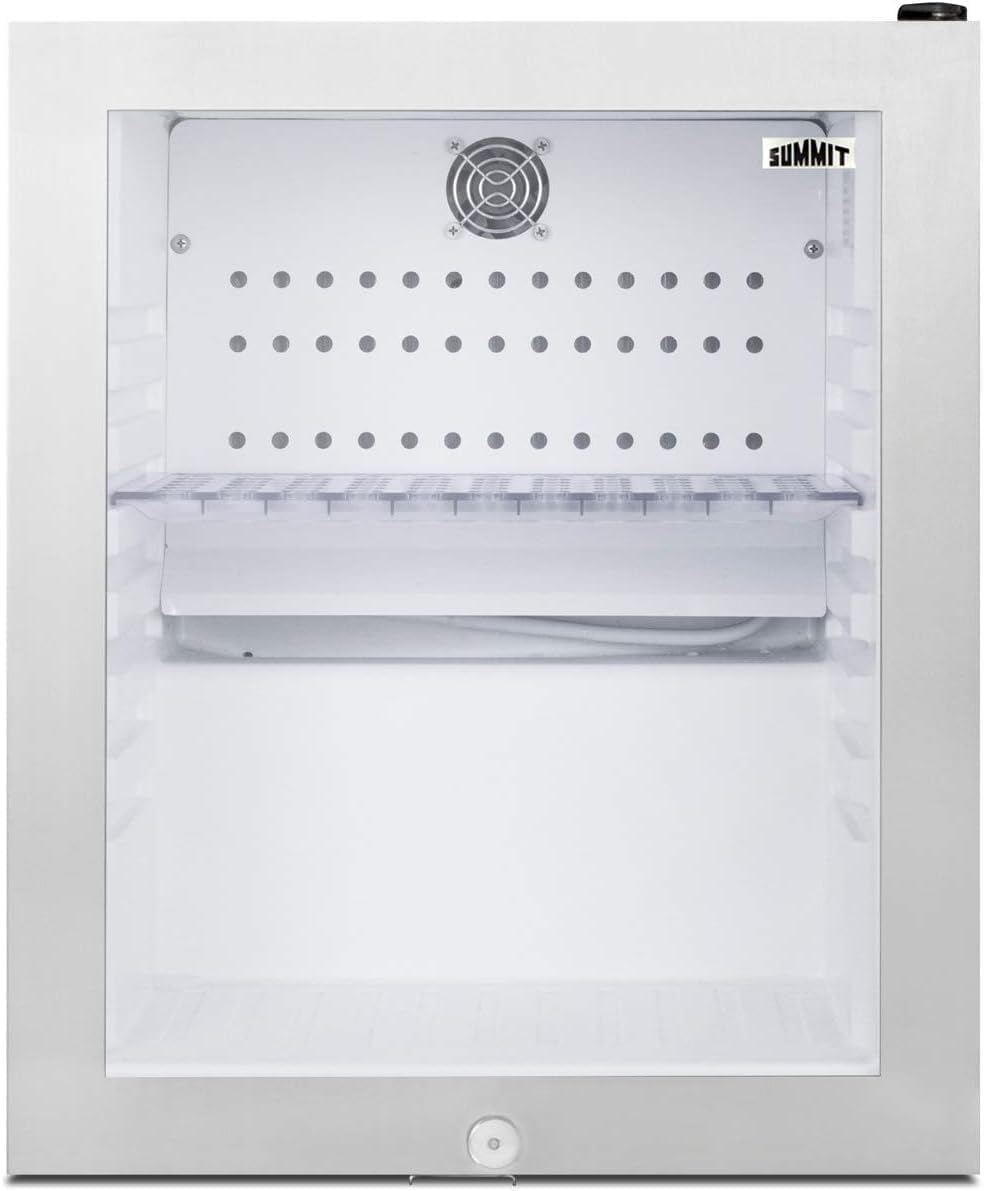 Summit Appliance MB13GST Compact Fridge Stainless Steel