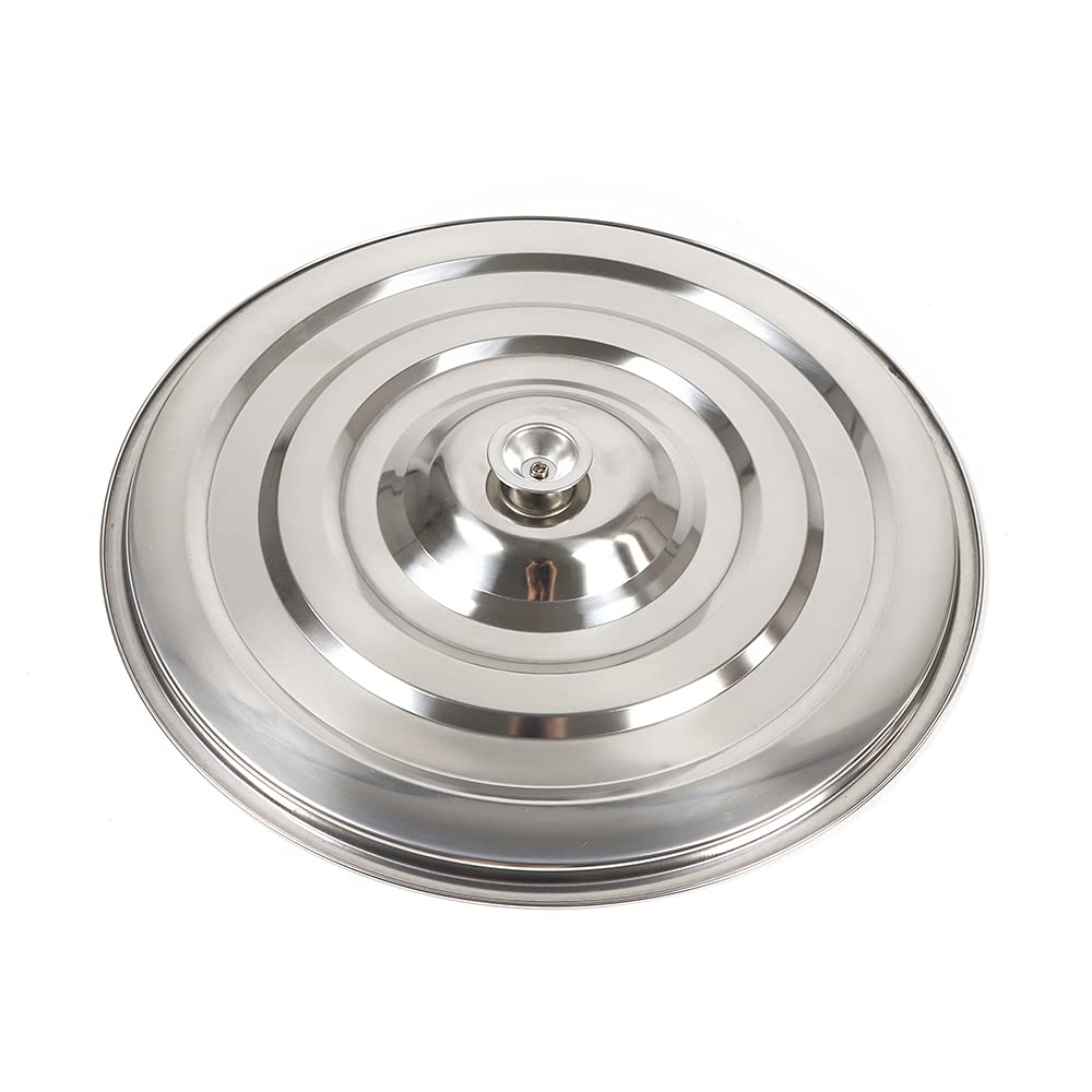 Olla de 50 litros, de alto rendimiento, acero inoxidable, con tapa de acero inoxidable, para todo tipo de cocinas y grandes cocinas