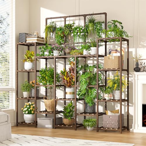 EnHomee 5-Row Tall Plant Stand