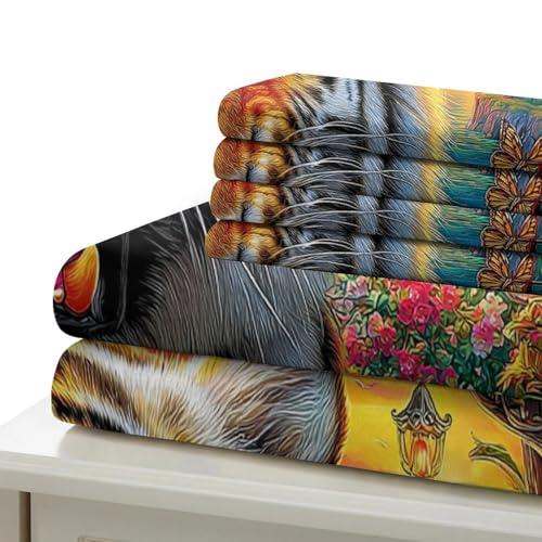 Parure de lit parure de lit 3 pièces housse de couette microfibre avec zip - 6