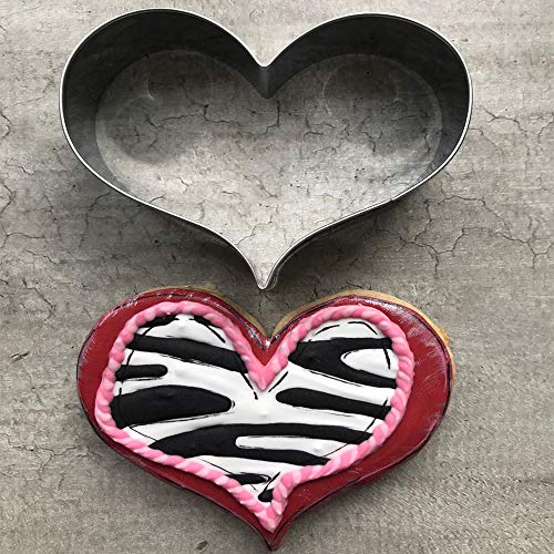 Liliao Heart Cookie Cutter For Wedding/Baby Shower/Mother's Day - 3.6 X 2.8 Inches - Stainless Steel #TOP2