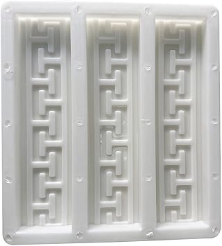 Cement Molds Gardening Concrete Molds T Shape Border Relief Brick DIY Mold Molds Molds Moulds Decoration Plastic