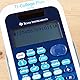 Texas Instruments TI-Collège Plus Solaire wissenschaftlicher Tischrechner, 4-zeilig TI College PLUS Blau/Weiß