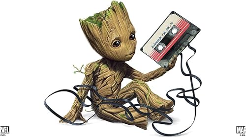 Miniatura 4 de Marvel Groot Tape Botella de acero inoxidable de 17 oz