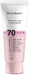 Hidrabene Protetor Solar Facial Clareador FPS70 50g