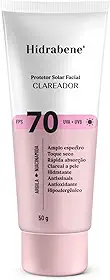 Hidrabene Protetor Solar Facial Clareador FPS70 50g