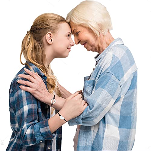 Granddaughter Gifts from Grandma Nana Gift for Granny Granddaughter Matching Bracelets 2 Granddaughters String Bracelet from Grandmother Mimi Gifts Mothers Day Gifts Jewelry for Women Birthday Gift Set of 2 3 PCS3