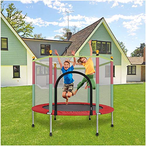 Hopwin Kids Trampoline | 5 FT Outdoor Indoor Trampolines Bungee Rebounder with Safety