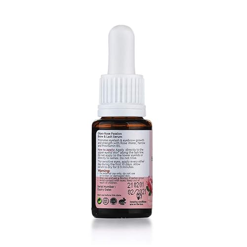 Miniatura 7 de OTACI Rose Passion - Suero para cejas y pestañas, crecimiento de pestañas natural
