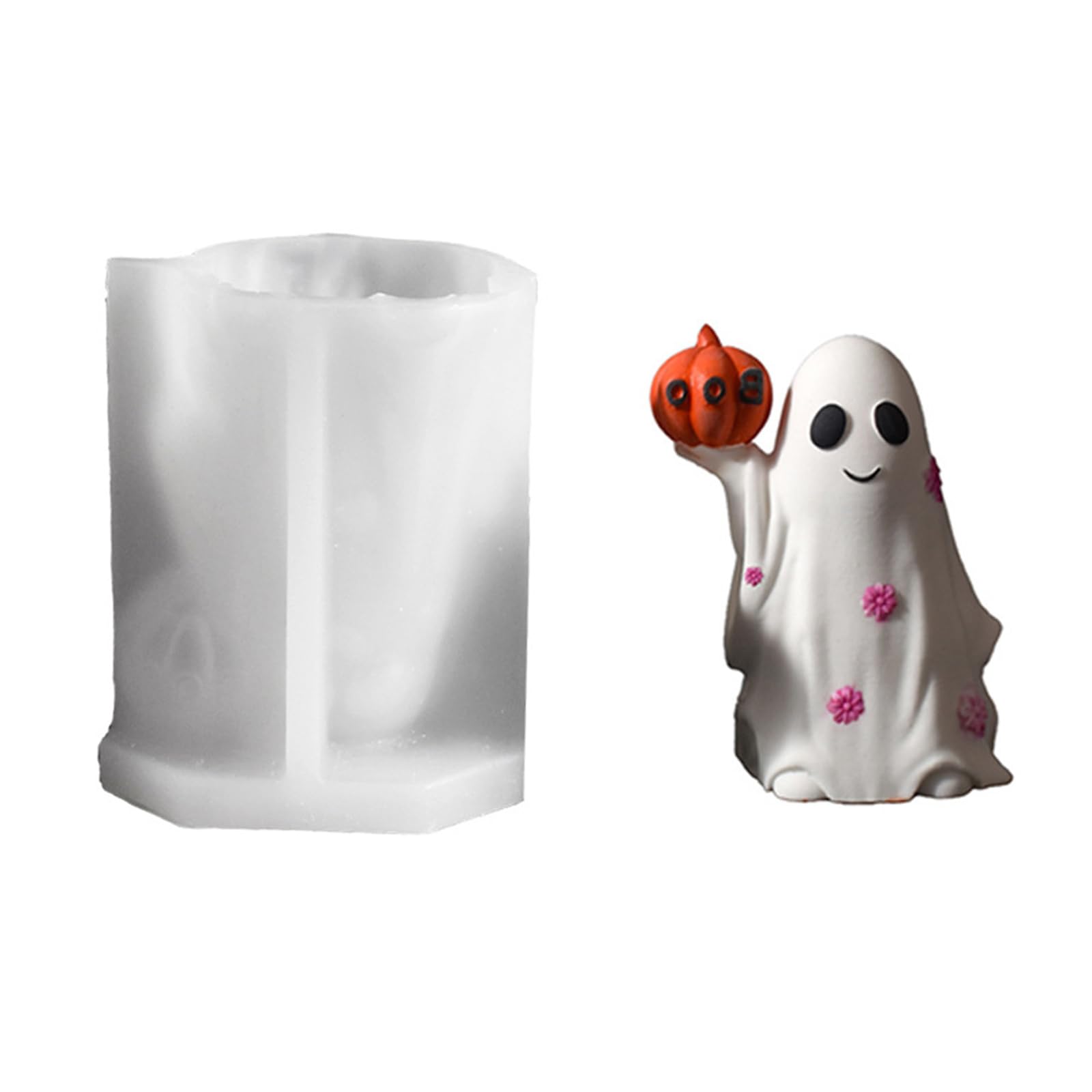 Buxuaaaa Flexible Silicone Set for Halloweens Pumpkin Specters Decorations and Crafting Projects Party Decoration