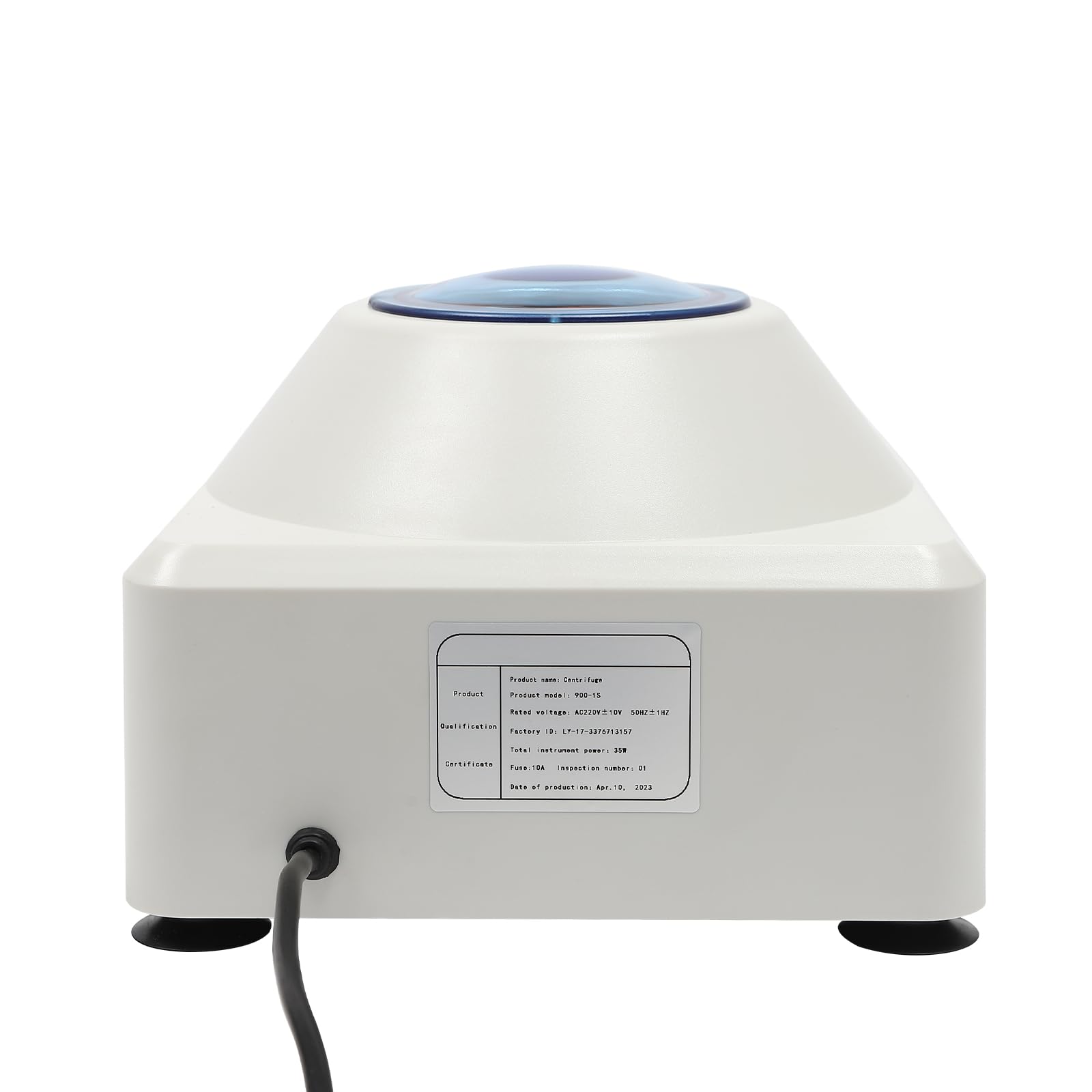 Centrífuga de laboratorio, 6 x 10 ml, control de velocidad 0-4000 rpm, temporizador de 0-60 min, centrifugadora de mesa para laboratorio químico y bioquímico
