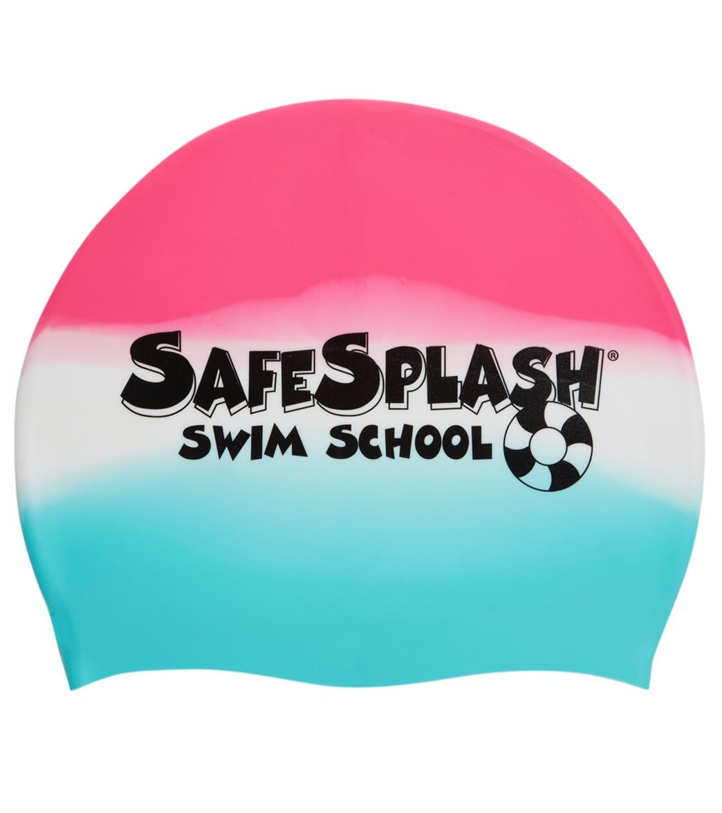 SportiSilicone Swim Cap for Women and Men, Adult, Vibrant and Lightweight Swimming Cap, Non-Slip, Easy Wear and Removal, Protects Hair