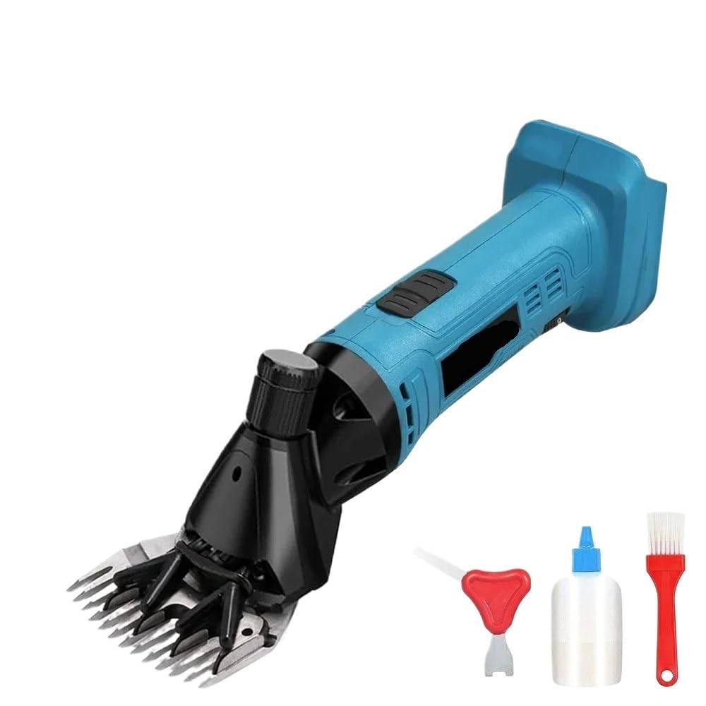 LNHHG Wireless 6 Speed 13 Teeth Electric Wool Shears Pet Clipper Machine Goat Horse Hair Scissor