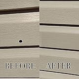 Mendyl Vinyl Siding Repair Kit, Cover Any Cracks, Holes, or Blemishes on Vinyl Siding - 2 Patches