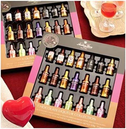 Anthon Berg - Dark Chocolate Assortment with Famous Liqueurs, Cocktails & Coffee in flavors of margarita, mojito, Irish coffee - 21x Dark chocolate luxury gift set for men women him her 328g