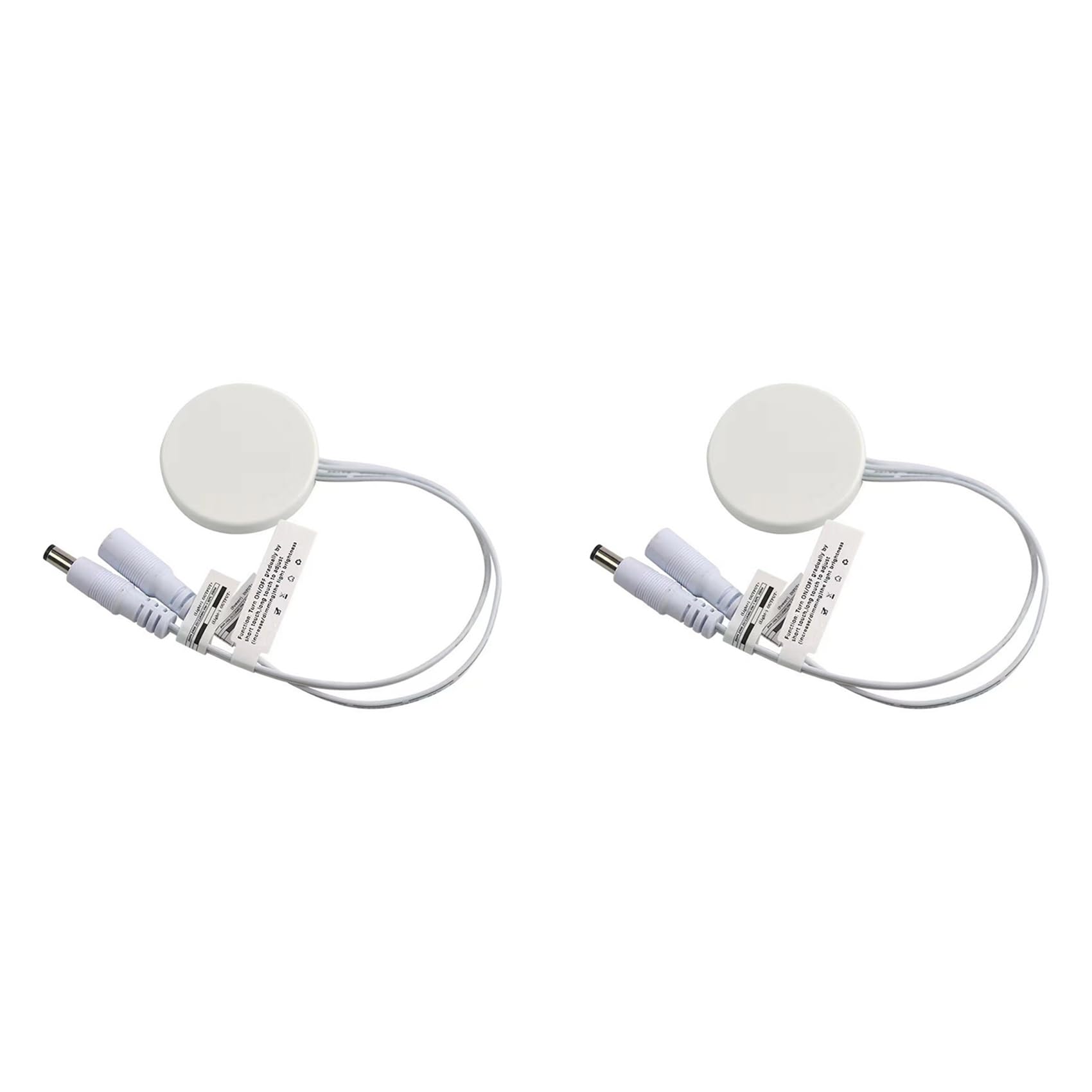 Jnchdghwa White 2X Wood Panel Led Touch Sensor Dimmer Switch Hidden Switch Touch Switch For Led Strip