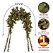 National Tree Company 3 ft Pre-Lit Crestwood Spruce Artificial Christmas Mailbox Swag, 35 Clear LED Lights, Glitter, Pinecones, Red Berries, Timer, Green