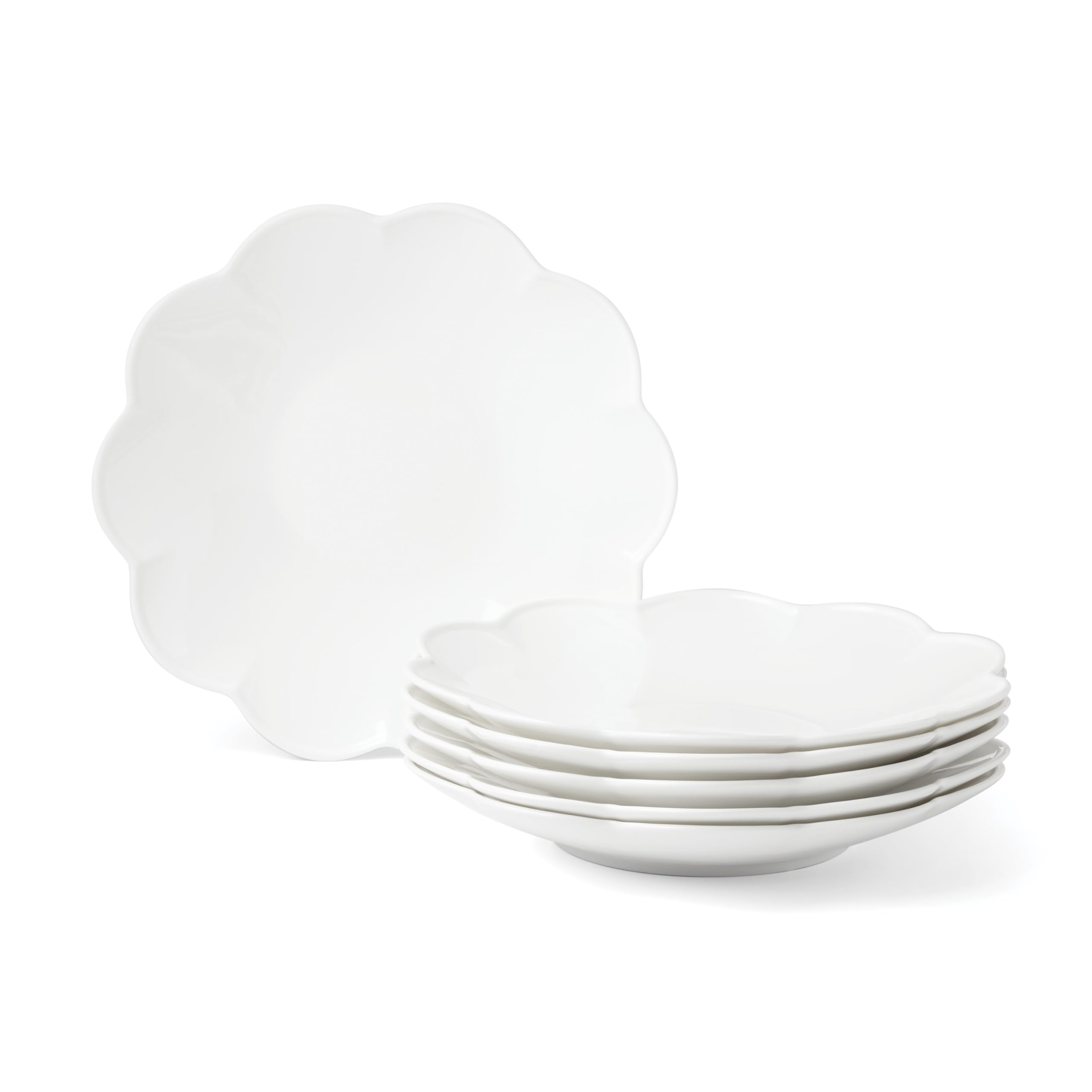 Lenox Studio 1414 Scallop Dinner Plates Set For 6