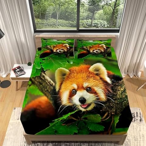 Drap Housse YBRAVO Panda 180x200 Cover