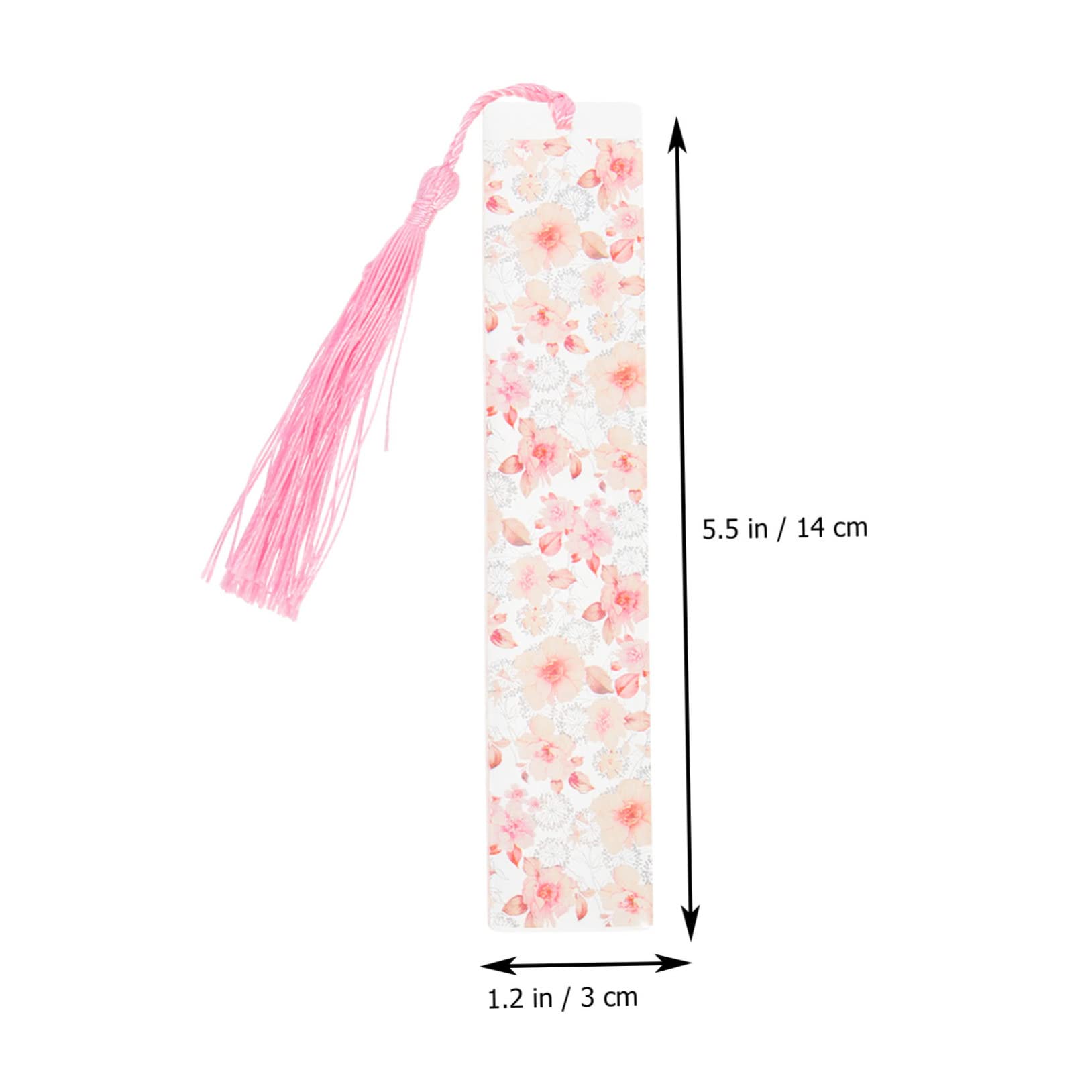 NUOBESTY 6piezas Marcapáginas De Flores Secas Borlas Marcadores Para y Diseño y Estético