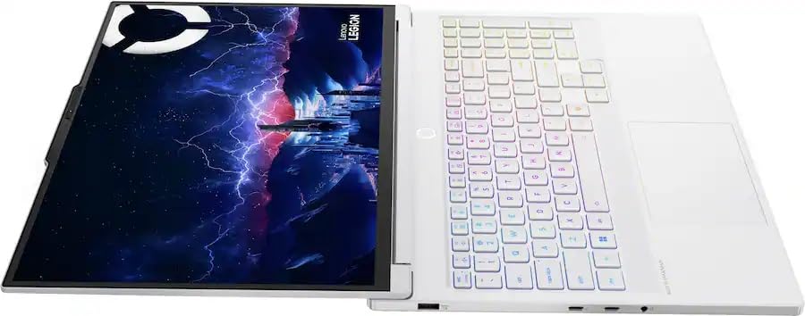 Image of Lenovo Legion 7i Gaming Laptop, 16 inch OLED 2.5K (2560x1600) 165Hz, Intel Ultra 7 255HX, NVIDIA GeForce RTX 5060, 32GB RAM 1TB SSD, Backlit KB, Wi-Fi7, Win11, Glacier White, w /2TB USB Drive, W /GaLiMu