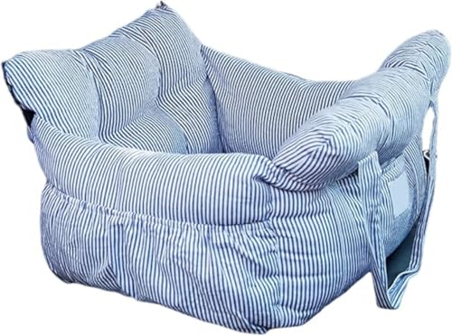 Xiraivke ペット用車用ベッド、犬用安全シート、猫用シート、ペット用輸送ボックス、運転用バッグ、ポータブル、多機能、外出用、車用犬用ベッド