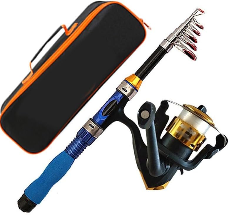 Portable Sea Rod Short Telescopic Fishing Gear Set