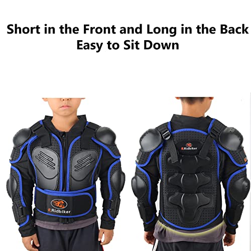 Kids Dirt Bike Gear For Kid Full Body Armor Protective Jacket For Motorcycle Chest Spine Protector Gear Spine Guard (Xxs, Blue) #TOP5