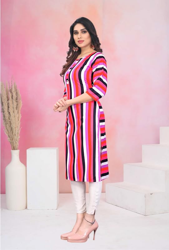 Image of Women Printed Crepe Kurtas