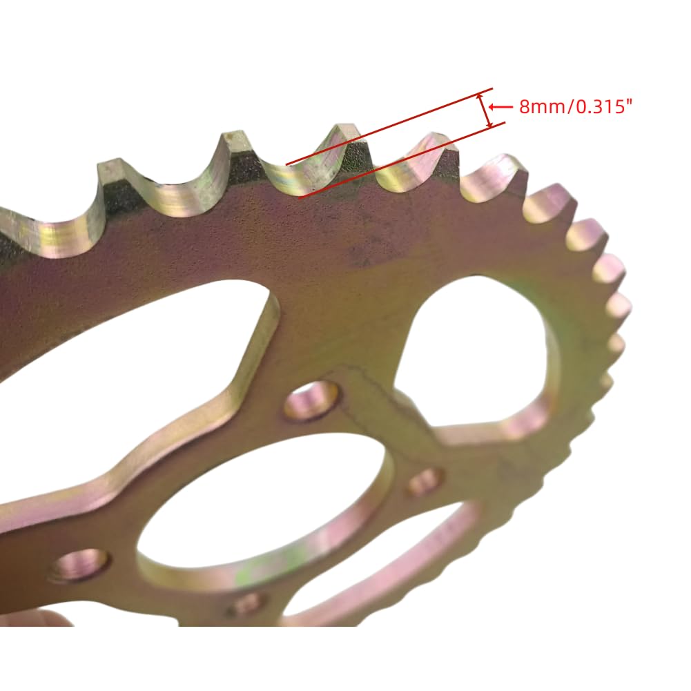 45 Tooth Rear Chain Sprocket ID 58mm for 530 Chain 50CC 70CC 90CC 110CC 125CC 250CC Pit Dirt Bike ATV Quad Bike Motorcycle