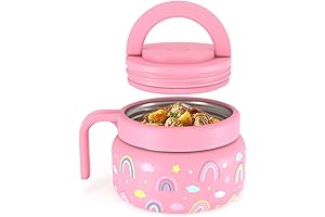 Morlike Bento Lunch Box with 8 oz Insulated Vacuum Stainless Steel Thermos...