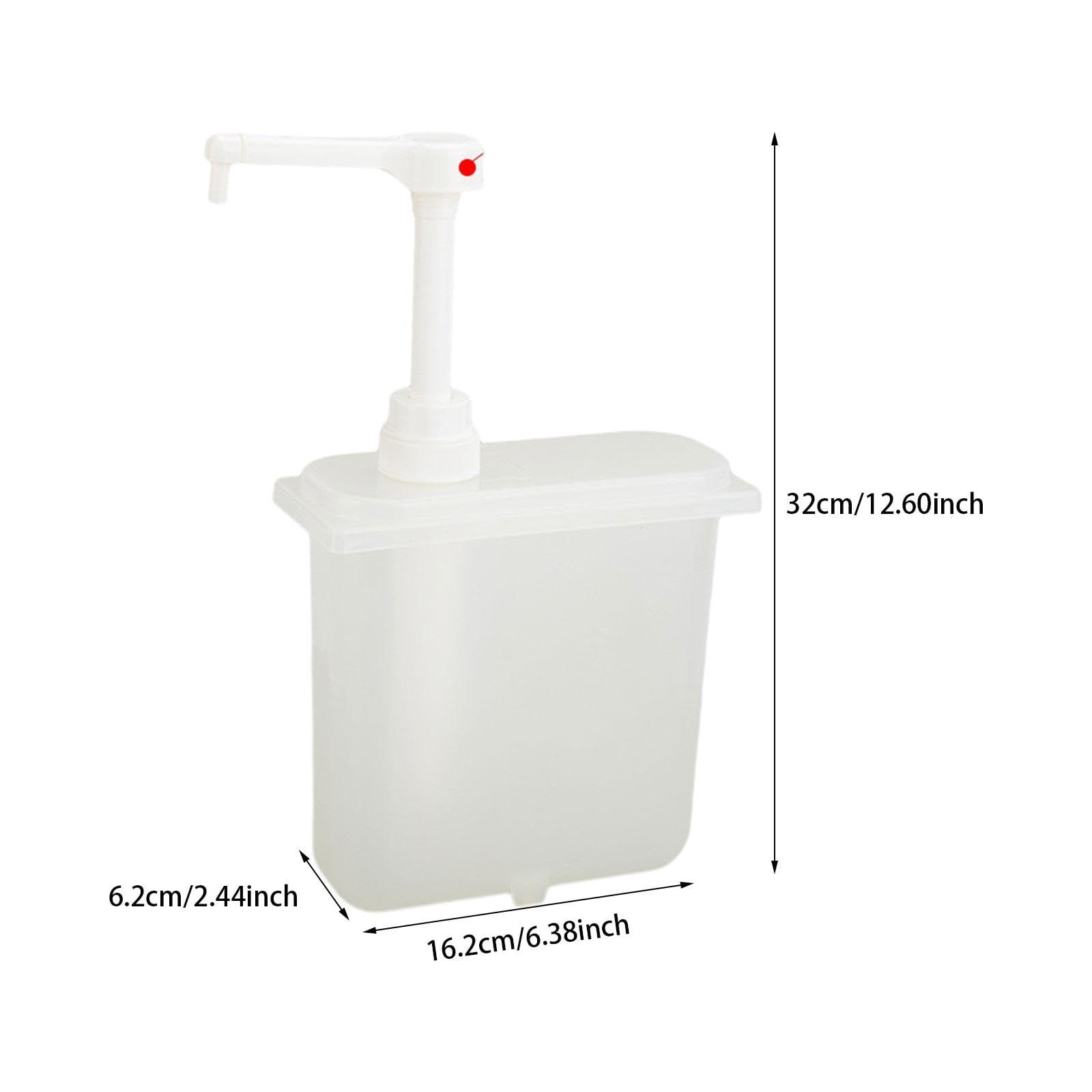 perfk Pompa per, Pompa per sciroppo di Ketchup, Pompa per, Bottiglia a Pressione di fruttosio, Bottiglia per sciroppo, Pompa per condimento per, 1 Litro