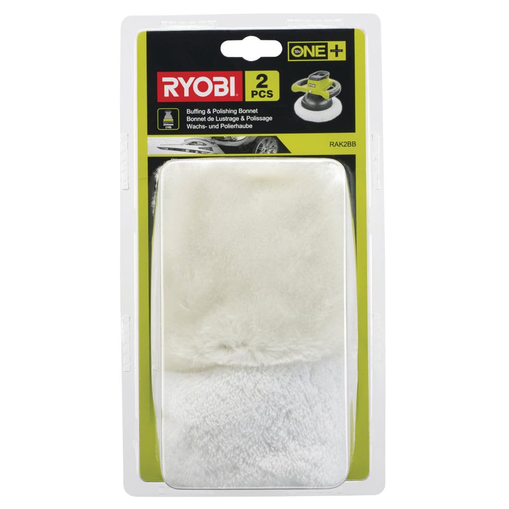 Bonnets polissage RYOBI RAK2BB 254mm pour lustreuse sans fil R18B