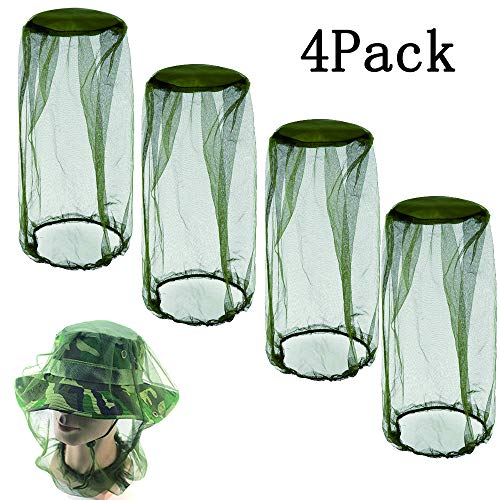 Mosquito Head Nets Gnat Repellant Head Netting, Protective Cover Mask Face Anti-Mosquito Bee