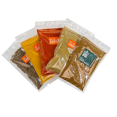 神戸アールティー スパイス 5点セット100g各1袋 コリアンダーパウダー ガラムマサラ ターメリックパウダー クミンシード カイエンペッパー スターター スパイスセット 業務用