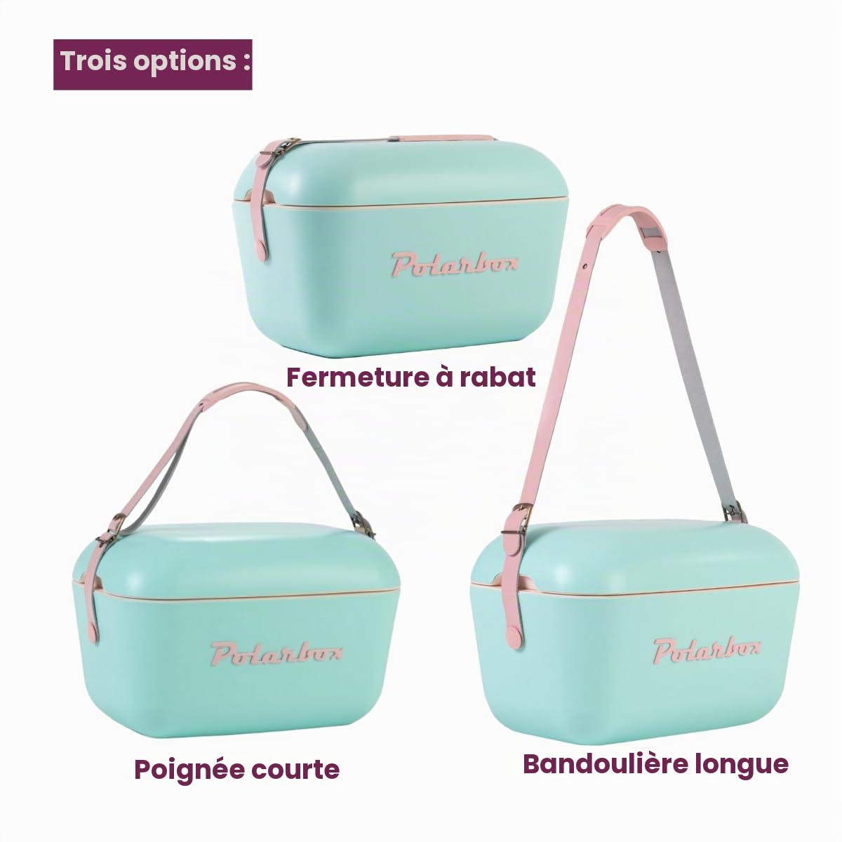 Polarbox Glaciere Sorbet-Rosa 12L