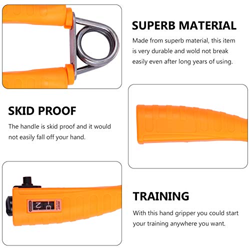 Esportble – Exercitador manual de mão fortalecedor de aperto de mão resistente com mola para aperto