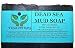 Dead Sea Mud Soap Bar Made With Frankincense Lavender & Eucalyptus Essential Oils 100% Natural Contains Activated Charcoal Use on Face or Body to Help With Acne Psoriasis Eczema (1 Pack)