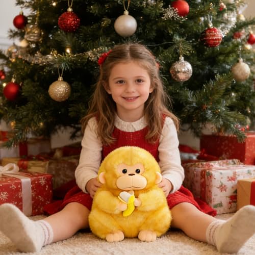 Peluche Singe 30cm pour apaiser les nuits et décorer une table de nuit - 2