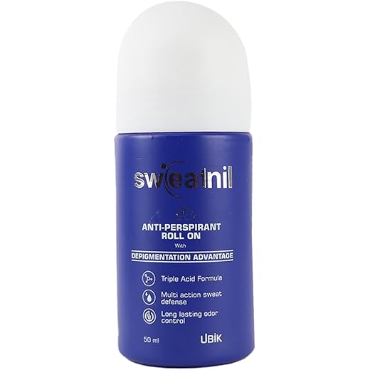 Sweatnil Anti-Perspirent Gel Deodorant For Unisex, 50ml
