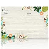 Meadowsweet Kitchens 40 Count Recipe Card Set - Vintage Flowers