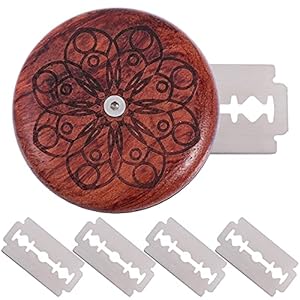 Angoily 1 set bakkersmes, gereedschap, brood laame cutter deeg scoring heef deegmes bakkersmes met 5 scheermesjes voor doe-het-zelf brooddeeg patroon