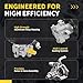 New Power Steering Pump Compatible with Mercedes-Benz ML320 1998-2003, ML350 2003-2005, ML430 1999-2001, ML500 2002-2003, ML55-2000-2003 Replace # 21-5294, 0024668101, 0024668201
