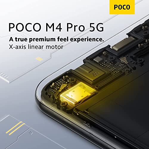 Poco M4 PRO 5G 64GB 4GB RAM Factory Unlocked (GSM Only | No CDMA - not Compatible with Verizon/Sprint) w/Fast Car Charger Bundle - Yellow