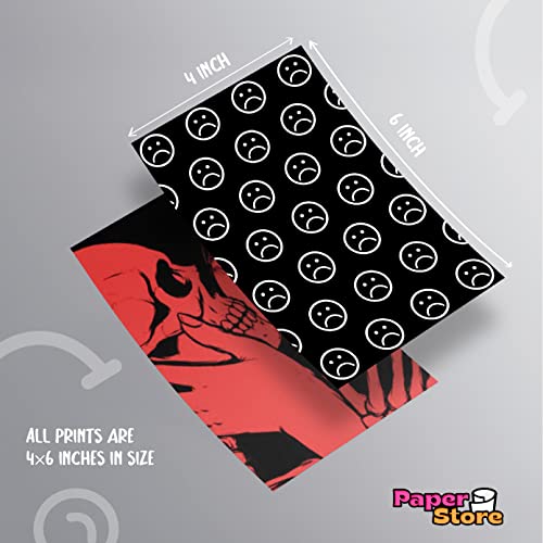 Image of Thepaper9store Dark Grunge Collage kit Aesthetic Room Decor Self Adhesive Wall Posters Kit for Dorm Decoration Room Decor Posters (Set of 100)