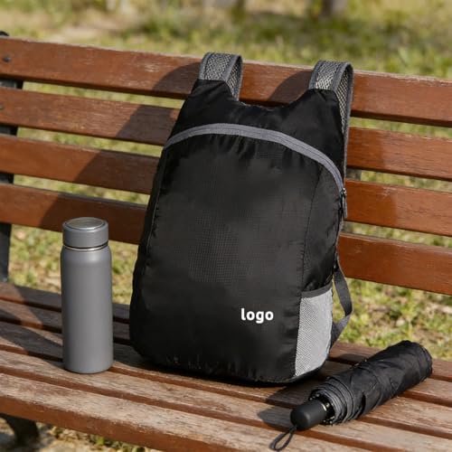 Mochila Plegable de Gran Capacidad Negra miniatura 1