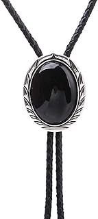 HUABOLA CALYN Bolo tie for Men- Unique Luminous Stone Native American White 3D Scorpion