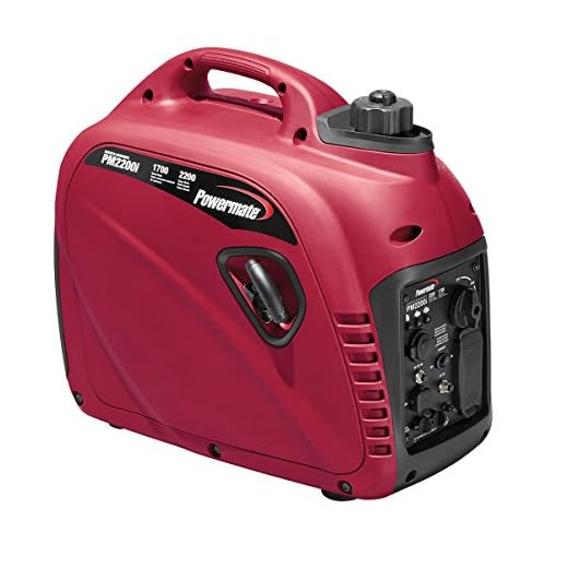 Powermate 10000001790 2200-Watt Ultra Quiet Inverter Generator, PM2200i, Powered by Generac