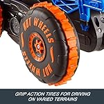Hot Wheels Monster Trucks Remote Control Toy Vehicle, Large-Scale RC Tiger Shark Climber with 3 Modes of Play for Racing, Climbing & Stunting - Image 5